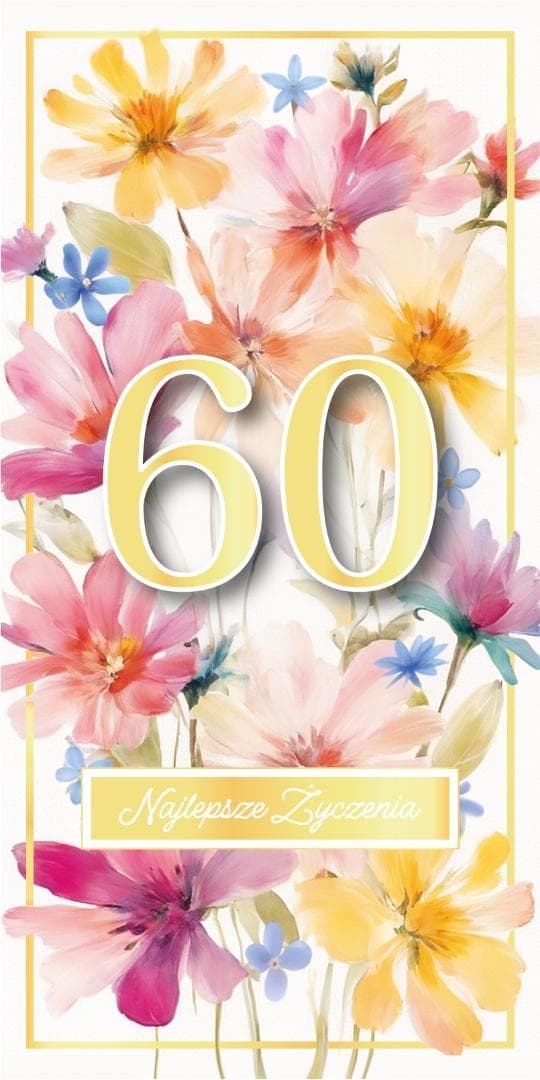60-års fødselsdagskort