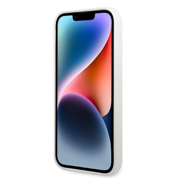 Karl Lagerfeld Silikone Ikonik Etui til iPhone 14 Pro Max, Hvid