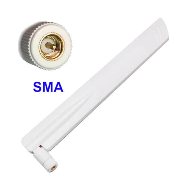 GSM, LTE 18dBi Dubbelband SMA-antenn Vit