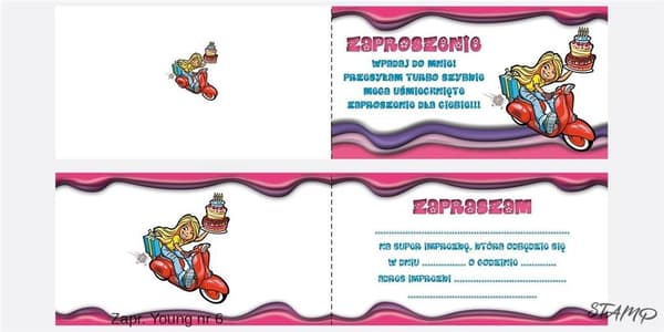 Young Invitations nro 06 (10 kpl pakkaus)