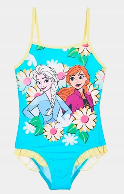 FROST Elsa Anna badedragt blå 128 FN02b