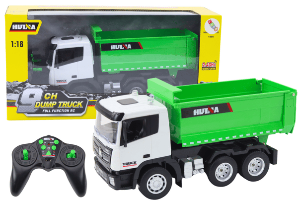 RC Dumper 1:18 Grön