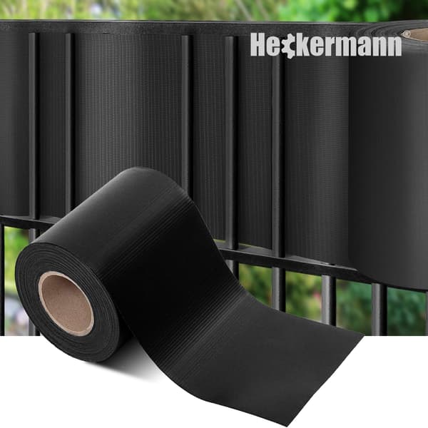 Heckermann aitateippi 19cm x 35m - musta