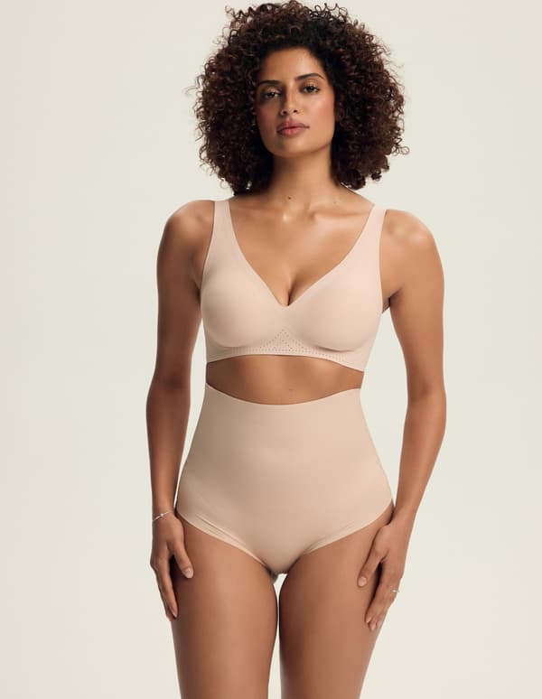 Sleeky Esotiq Push-Up-BH | Beige M