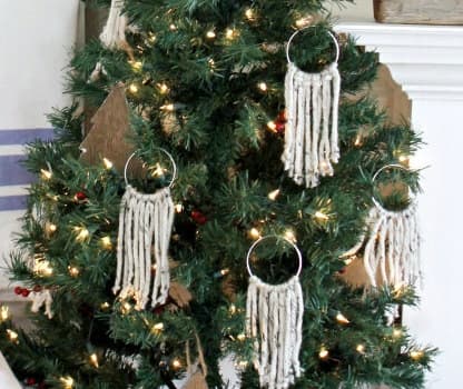 Bomullssnöre blå 1 kg macrame