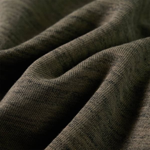 Barntröja, mörk khaki, melerad, 104