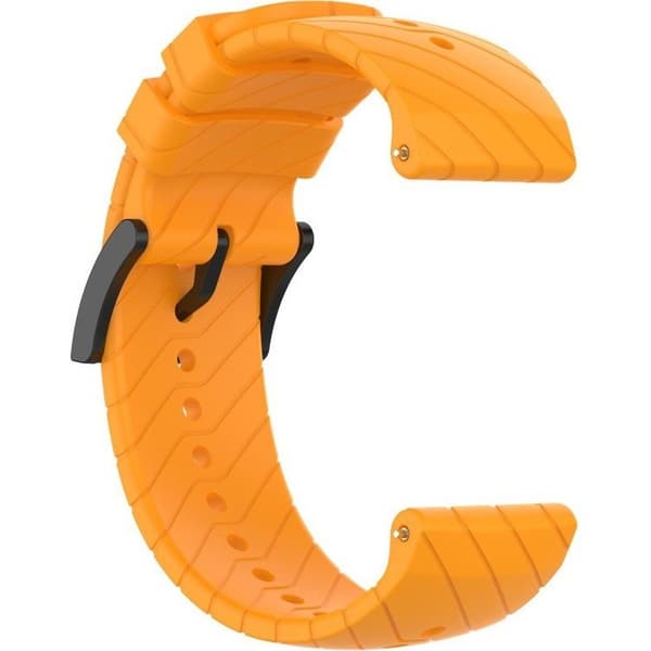 Silikone rem til Suunto 9 24 mm - Orange
