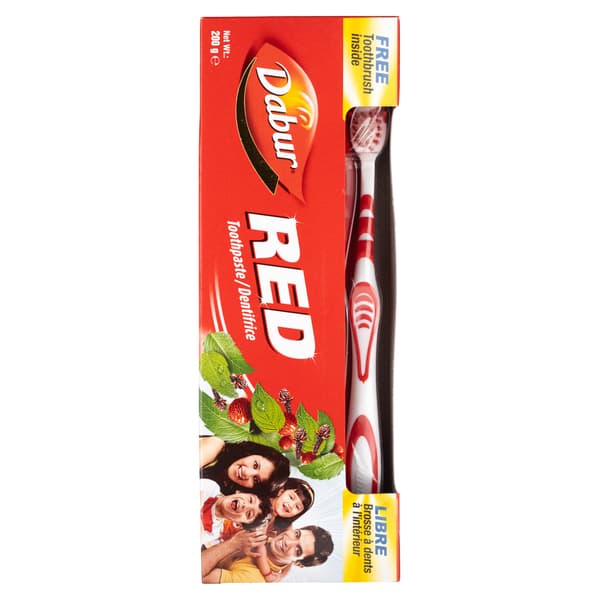 Dabur Red -hammasharja + yrttihammastahna 200 g