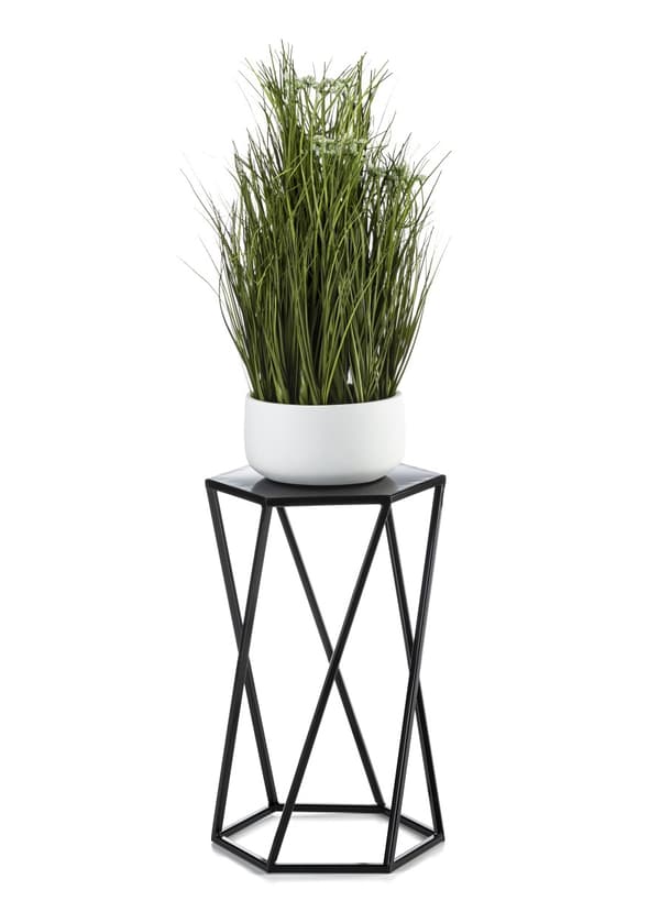 Kukkateline kasveille musta 40 cm