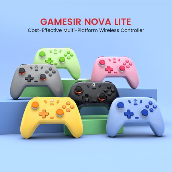 GameSir Nova Lite MultiPlatform -peliohjain, kullankeltainen (HRG71094)