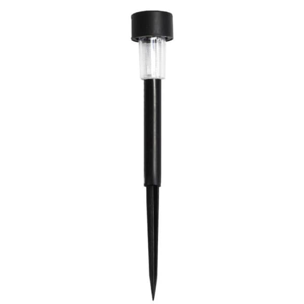 Solcellepullertlampe med skumringssensor - Hvid LED, 31 cm