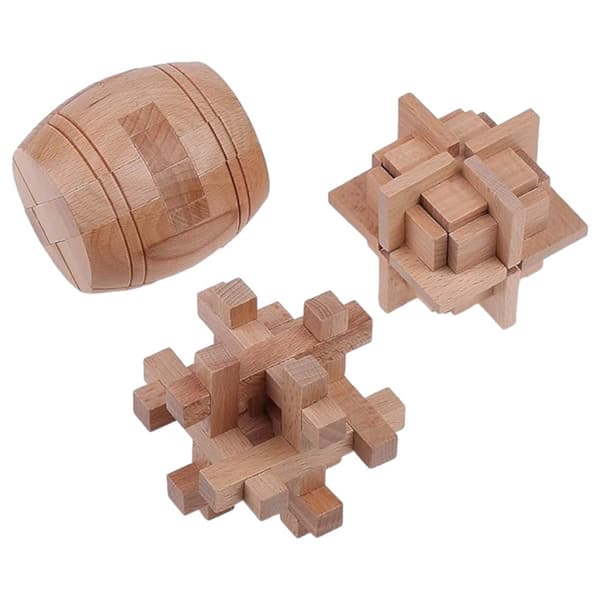 3D-puinen palapeli-aivopeli lapsille