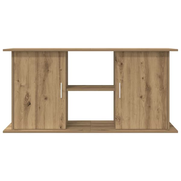 vidaXL akvarieskab, håndlavet egetræ, 121x41x58 cm