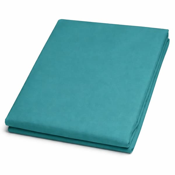 Bomullslakan 200x220 satin BOMULL mörkturkos