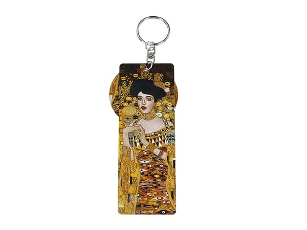 Väskberlock/Nyckelring - G. Klimt, Kyssen och Adele (CARMANI)