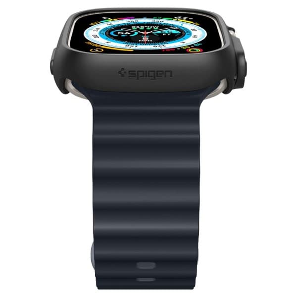 Spigen Thin Fit-etui til Apple Watch Ultra 49 mm, sort