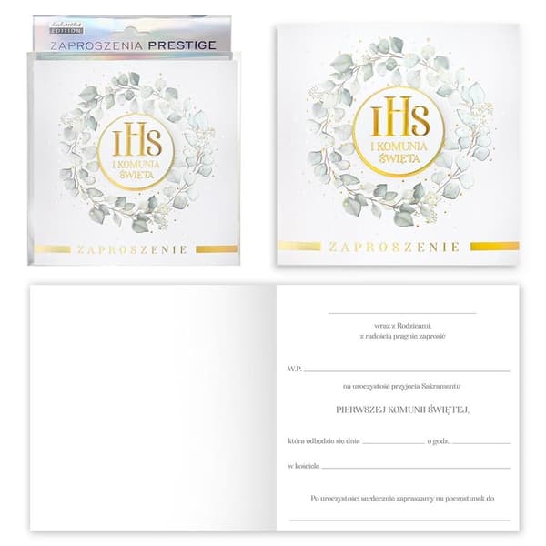 Invitation til første kommunion (5 stk.)