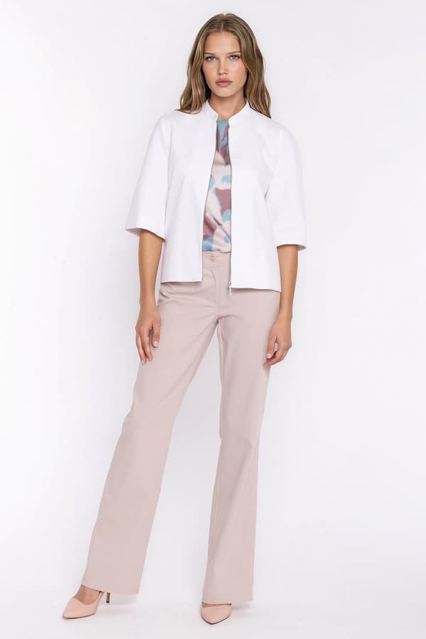 Bootcut-jeans - beige 36