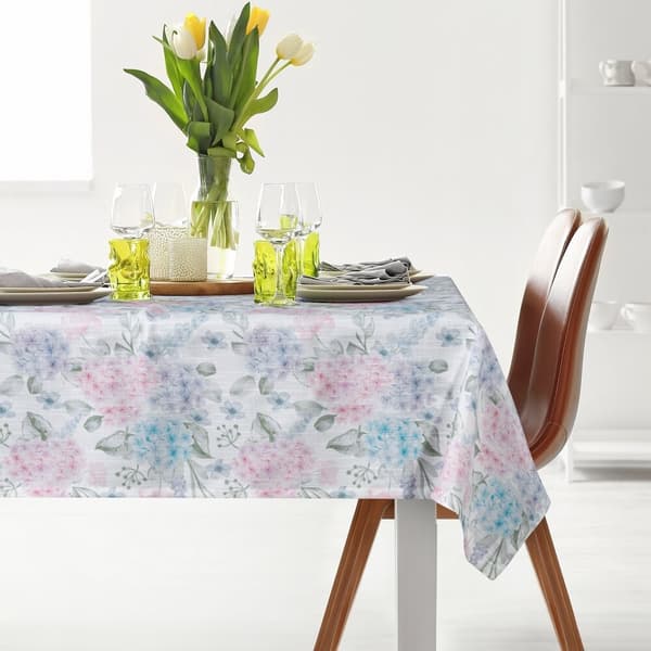 Bordsduk blommor SUMMER8 rosa 140x180
