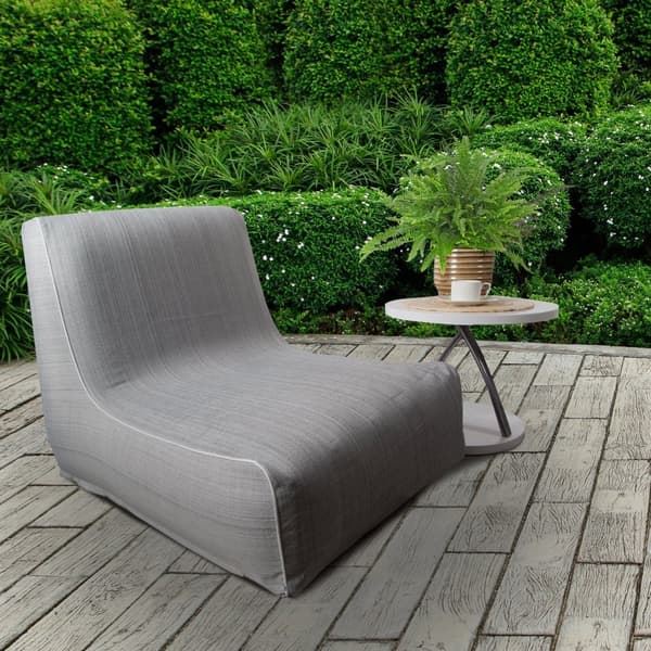 Havelænestol 70x90x70 cm sølv