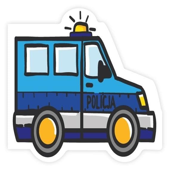 Udklippskort - Politi