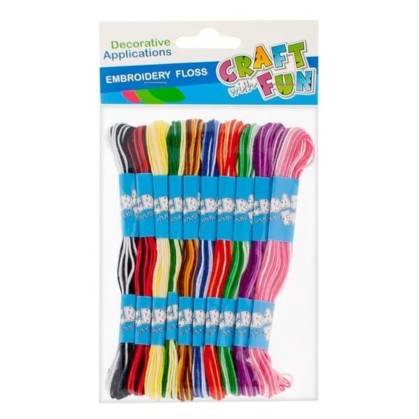 Dekorativ broderigarn 10x mix