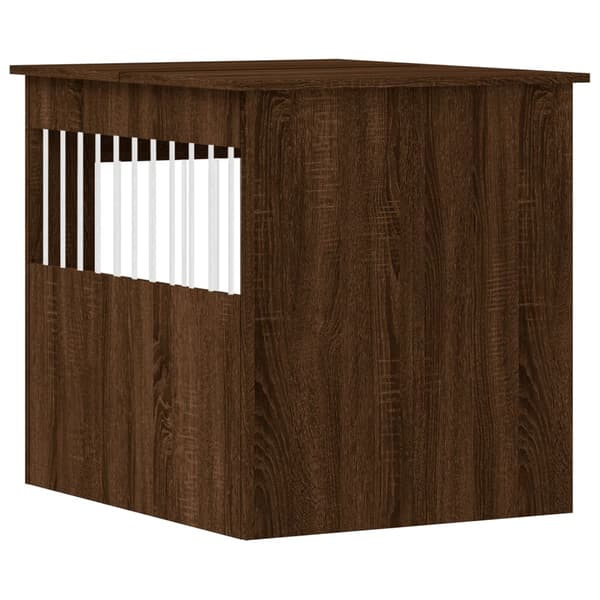vidaXL hundebur brunt egetræ 64,5x80x71 cm