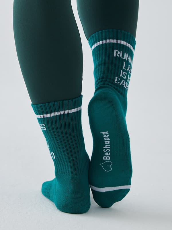 Sportsockor - Att springa sent är min kondition 39-42