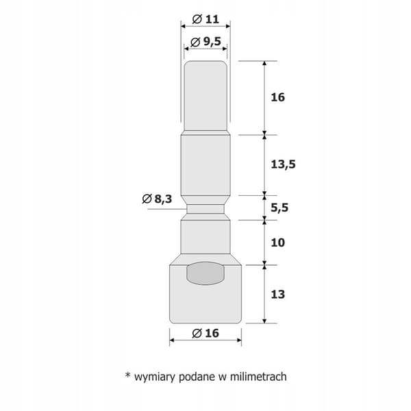 Reduktionsadapter til Kranzle M22-stik XA 15 17 1050