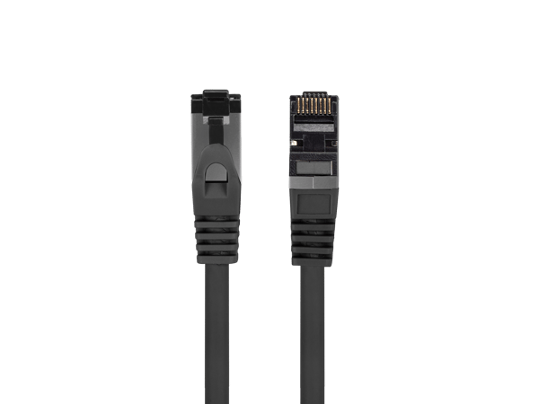 0,25 m sort SFTP RJ45 Cat.8.1 LAN-netværkskabel
