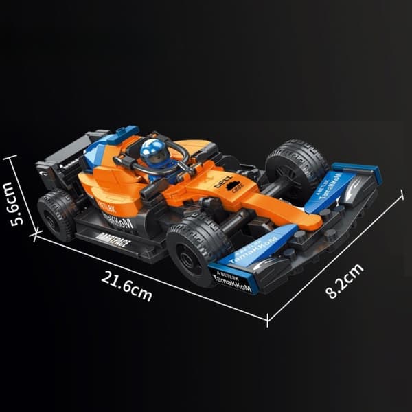 MJI 13014 - Punainen kilpa-auto, 238 osaa - Formula 1 -urheilumalli