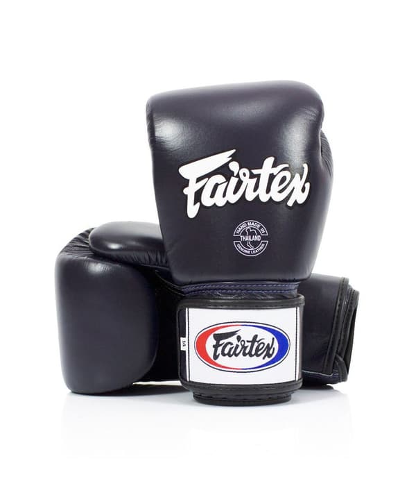 Fairtex Boksehandsker i Ægte Læder BGV1 Åndbare Blå 12oz