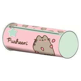 Pusheen vaaleanpunainen tuubikynäkotelo