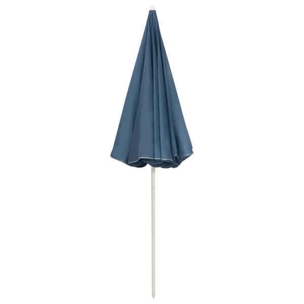 vidaXL Strandparasoll, Blå, 240 cm
