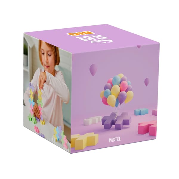 Plus-Plus stora pastellblock i ett 100-delars paket