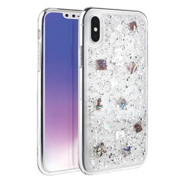 UNIQ Lumence Clear iPhone Xs Max cover sølv/Perivvinkle sølv