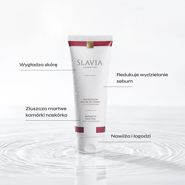 Enzymatisk ansigtspeeling 75 ml - Slavia Cosmetics