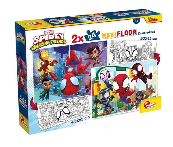 LISCIANI MARVEL PUZLE DF MAXI GULV 2 X 24 SPIDEY