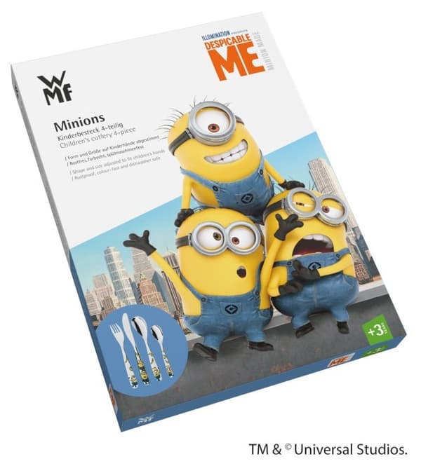 Barnbestickset, 4 delar, Minions / WMF