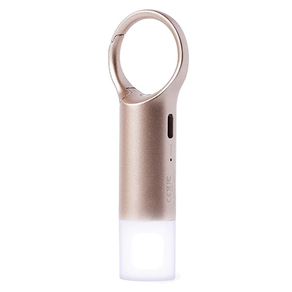Lexon Nomaday Flash LED -avaimenperä kulta/kulta LL137D