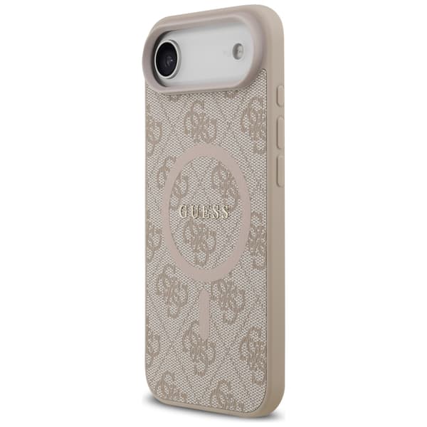 Guess 4G Ring Classic Logo MagSafe-etui til iPhone Air, lyserødt