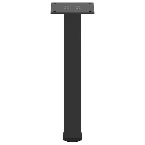 vidaXL sofabordben, 4 stk., sort, 42-44 cm, stål