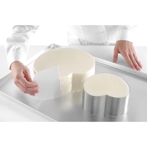 Hjärtformad tårtkant - 4-pack - HENDI 512456