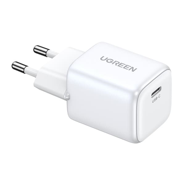 Nexode Mini 1x USB-C 20W PD Snabbladdare, GaN, Vit