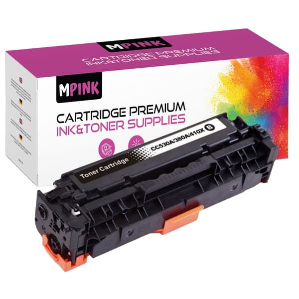 Toner til HP CC530A/CE410X/CF380X Sort GP