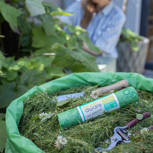 GreenAware kompostoituvat jätesäkit 150 litraa, 3 kpl