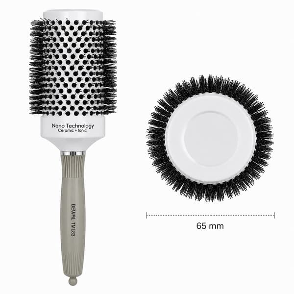 Keramisk termisk stylingbørste med ionisering 65 mm NANO techno