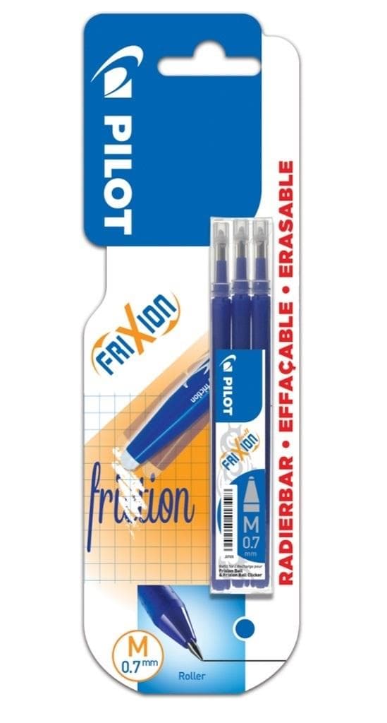 FriXion 0,7 blå patron 3 stk. PILOT