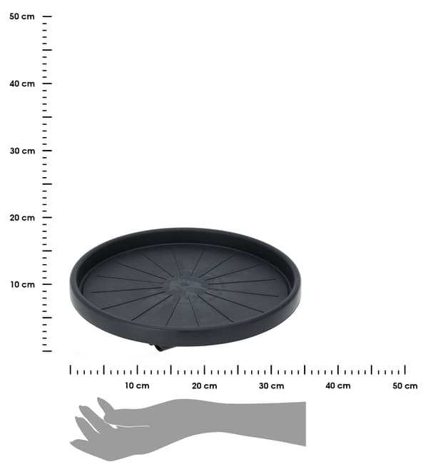 Rund urtepottevogn 35 cm