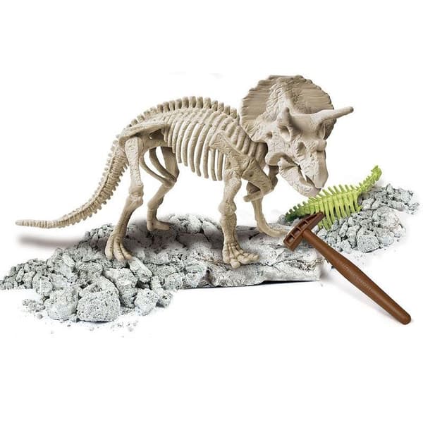 Clementoni Triceratops Fossil Set Fluorescerande 60892